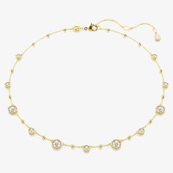 Swarovski Imber Gold Plated Scattered Necklace 5680090
