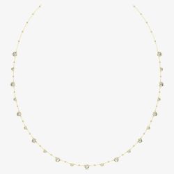 Swarovski Imber Strandage Gold Plated Scattered Necklace 5680091