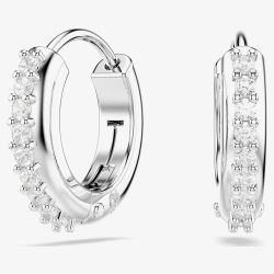 Swarovski Matrix Tennis Crystal Hoop Earrings 5690670