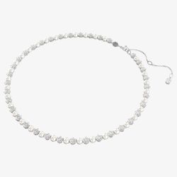 Swarovski Matrix Tennis White Crystal Necklace 5689623
