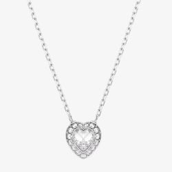 Ariana Grande X Swarovski Capsule White Crystal Heart Pendant Necklace 5720852