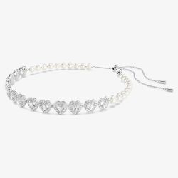 Ariana Grande X Swarovski Capsule White Crystal Heart Choker Necklace 5720861