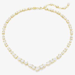 Swarovski Mesmera Gold Tone Plated Zirconia Necklace 5743826