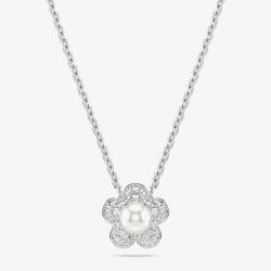 Swarovski Ariana Grande x Swarovski Crystal Pearl Flower Necklace 5755817