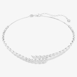 Swarovski Mesmera Rhodium Plated Marquise Cut Necklace 5748004