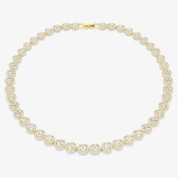 Swarovski Una Angelic Round Cut Multi Halo Necklace 5720505