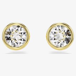 Swarovski Imber Gold Plated White Crystal Stud Earrings 5681552