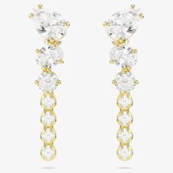 Swarovski Mesmera 18ct Yellow Gold Plated Drop Earrings 5747936