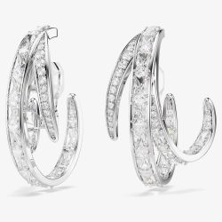 Swarovski Vienna Rhodium Plated Clip On Earrings 5756046