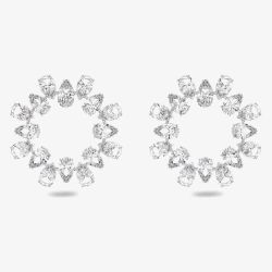 Swarovski Ladies Millenia Crystal Halo Stud Earrings 5601509