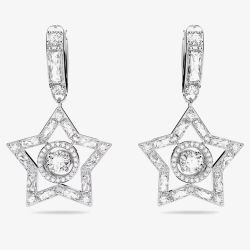 Swarovski Stella Crystal Star Dropper Earrings 5617767