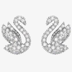 Swarovski Iconic Small Swan Stud Earrings 5647873