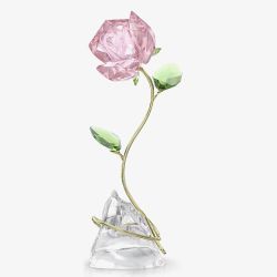 Swarovski Florere Rose Pink Flower Ornament 5666973