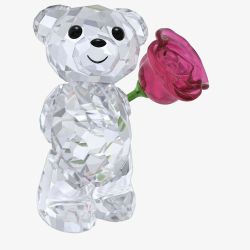 Swarovski Kris Bear A Rose With Love Figurine 5691390