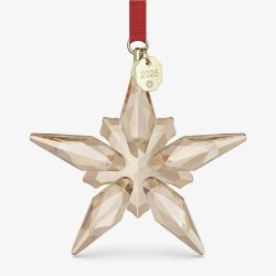 Swarovski Annual Edition Festive Champagne Star 2025 Ornament 5701826