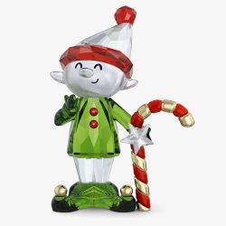 Swarovski Holiday Cheers Dulcis Elf Candy Cane Figurine 5701852