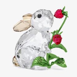 Swarovski Idyllia Rabbit And Raspberries Figurine 5702437