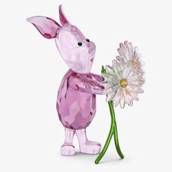 Swarovski Winnie the Pooh Piglet With Flower Figurine 5732817