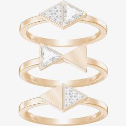 Swarovski Heroism Rose Gold Tone Ring