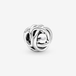 PANDORA Silver June Birthstone Eternity Circle Charm 790064C04