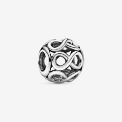 PANDORA Silver Openwork Infinity Charm 791872