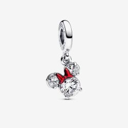 PANDORA Disney Minnie Mouse Cubic Zirconia Dangle Charm 793533C01
