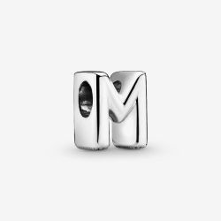 PANDORA Silver Letter M Alphabet Charm 797467