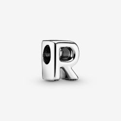 PANDORA Silver Letter R Alphabet Charm 797472