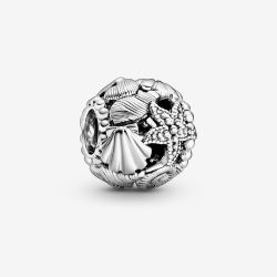 PANDORA Silver Starfish Shells Hearts Charm 798950C00