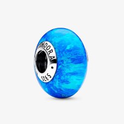 PANDORA Sterling Silver Deep Blue Opalescent Ocean Charm 791691C02
