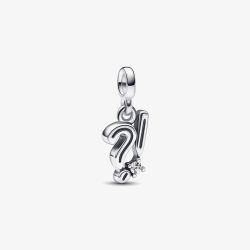 PANDORA ME Sterling Silver Express & Exclaim Mini Dangle Charm 792265C01