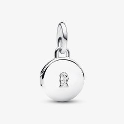 PANDORA Sterling Silver Cubic Zirconia Love Locket Charm 793066C01