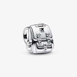 PANDORA Silver Adventure Backpack Charm 793351C00