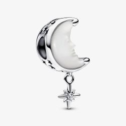 PANDORA Moon And North Star Charm 793594C01