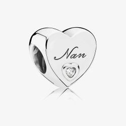 PANDORA Silver Nans Love Charm 797031CZ