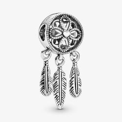 PANDORA Silver Spiritual Dreamcatcher Charm 797200