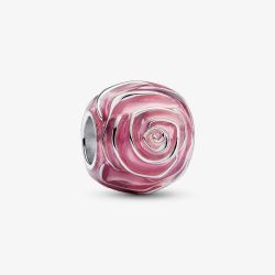 PANDORA Pink Rose In Bloom Charm 793212C01