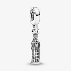 PANDORA Silver London Big Ben Dangle Charm 791080