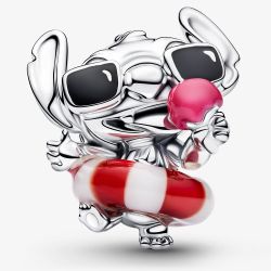 PANDORA Silver Disney Summer Fun Stitch Charm 794642C01