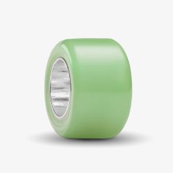 PANDORA Sterling Silver Green Murano Glass Mini Charm 794773C02