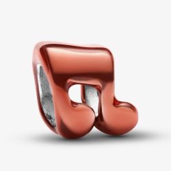 PANDORA Sterling Silver Orange Music Note Mini Charm 794902C01