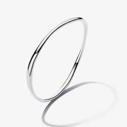 PANDORA Silver Organically Shaped Bangle 593317C00