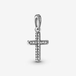 PANDORA Silver Sparkling Cross Pendant 397571CZ