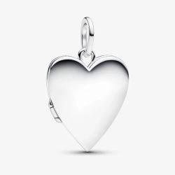PANDORA Sterling Silver Openable Heart Locket Pendant 394013C01