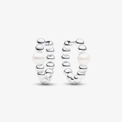 PANDORA Treated Freshwater Cultured Pearl Earrings 293178C01