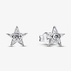 PANDORA Stella Sterling Silver Cubic Zirconia Stud Earrings 295089C01