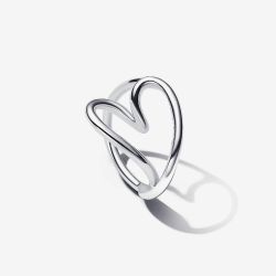 PANDORA Silver Organically Shaped Heart Ring 193288C00