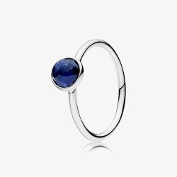 PANDORA Silver September Droplet Ring 191012SSA