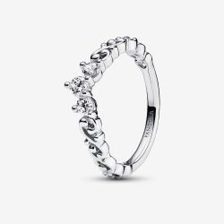 PANDORA Sterling Silver Regal Swirl Tiara Ring 192232C01