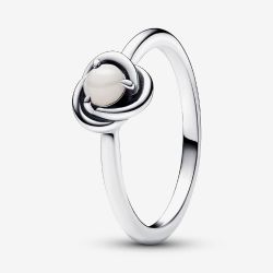PANDORA Silver June Birthstone Circle Ring 192993C06